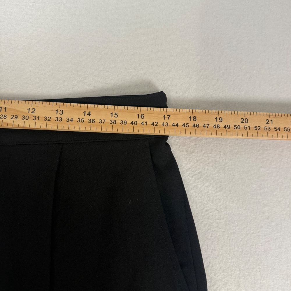 Spanx Carefree Crepe Wide Leg Pants Womens XL Black Polyester Pleated Trousers - Picture 5 of 10